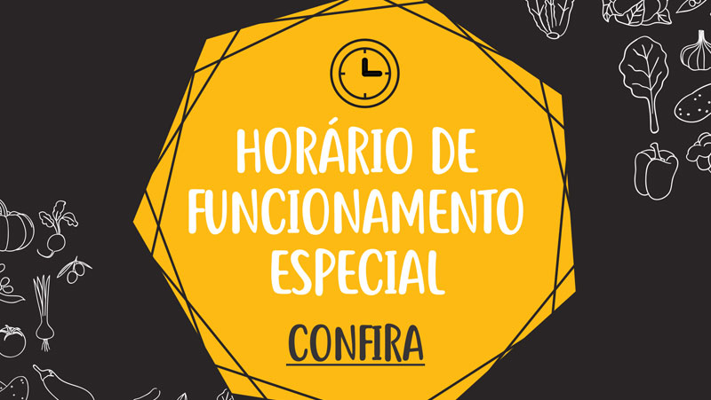 Confira o horário das nossas lojas neste feriado!