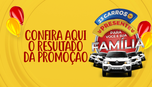 Ganhadores da promoção de 23 anos