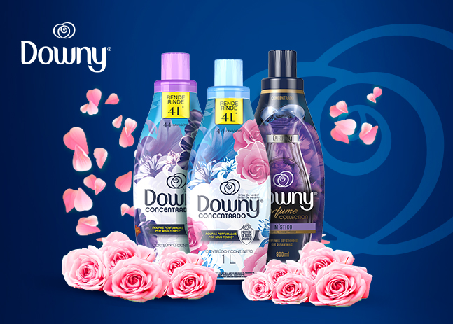 Vista-se de Perfume Downy!