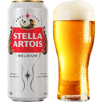 CERVEJA STELLA ARTOIS PURO MALTE LATÃO 473ML