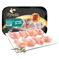 COXINHA DA ASA DE FRANGO RIVELLI CONG. BAND. 1kg