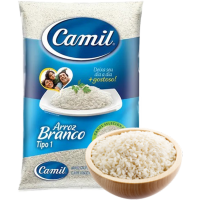 ARROZ AGULHINHA CAMIL TIPO 1 PCTE. 5kg