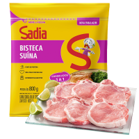 BISTECA SUÍNA SADIA CONG. PCTE. 800g
