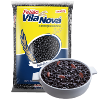 FEIJÃO PRETO VILA NOVA PCTE. 1kg