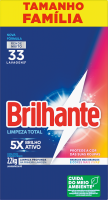 DETERGENTE EM PÓ BRILHANTE CX. 2,2kg