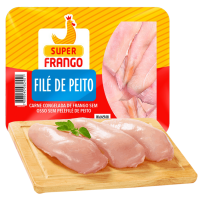 FILÉ DE PEITO DE FRANGO SUPER FRANGO CONG. BAND. 1kg