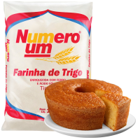 FARINHA DE TRIGO NUMERO UM  PCTE. PLÁSTICO 1kg