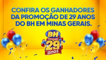 Conheça os ganhadores da Promoção de 29 Anos do BH em Minas Gerais