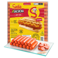 SALSICHA HOT DOG SADIA RESFRIADA kg