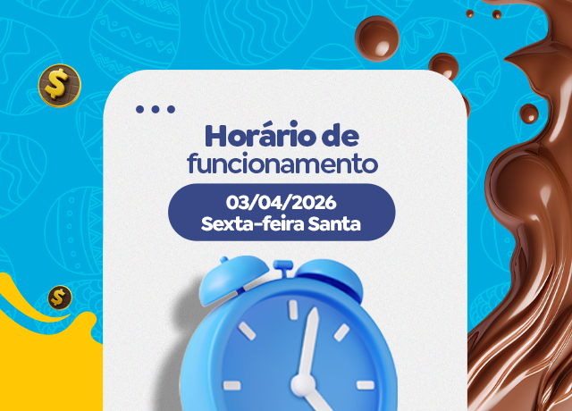 Horário de funcionamento – Sexta-feira Santa 2026